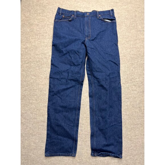 Levi's Other - Vintage Levi's 505 Orange Tab Straight Leg Medium Wash Denim Jeans 42 X 34